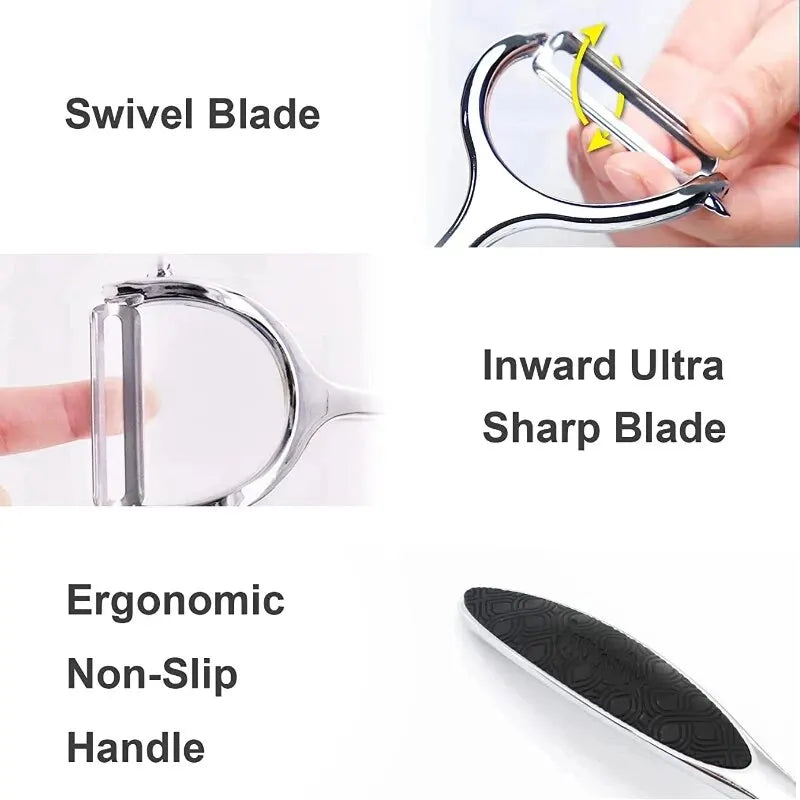 Stainless Steel Vegetable Peeler And Multi Function Grater Tool