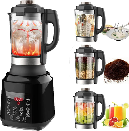 LIEI Countertop Blender and Hot Soup Maker With 9 Programs Self Cleaning