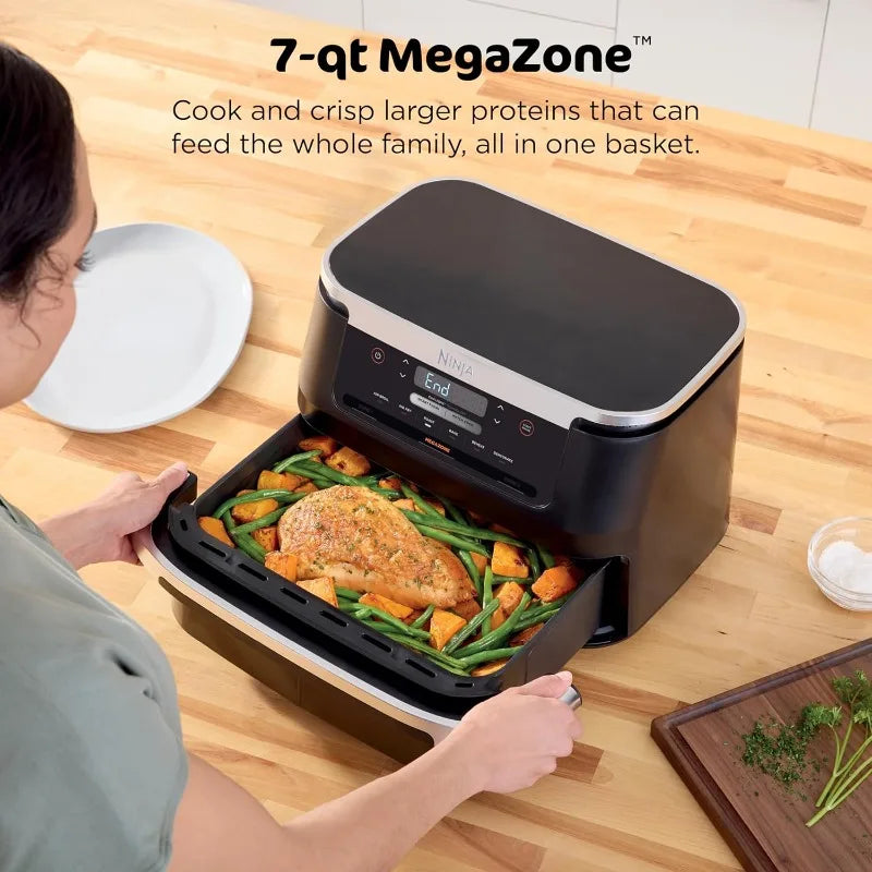 XMSJ Ninja Foodi MegaConvectionPlusSeries 6-In-1 Air Fryer 7Qt MegaZone ProSeries
