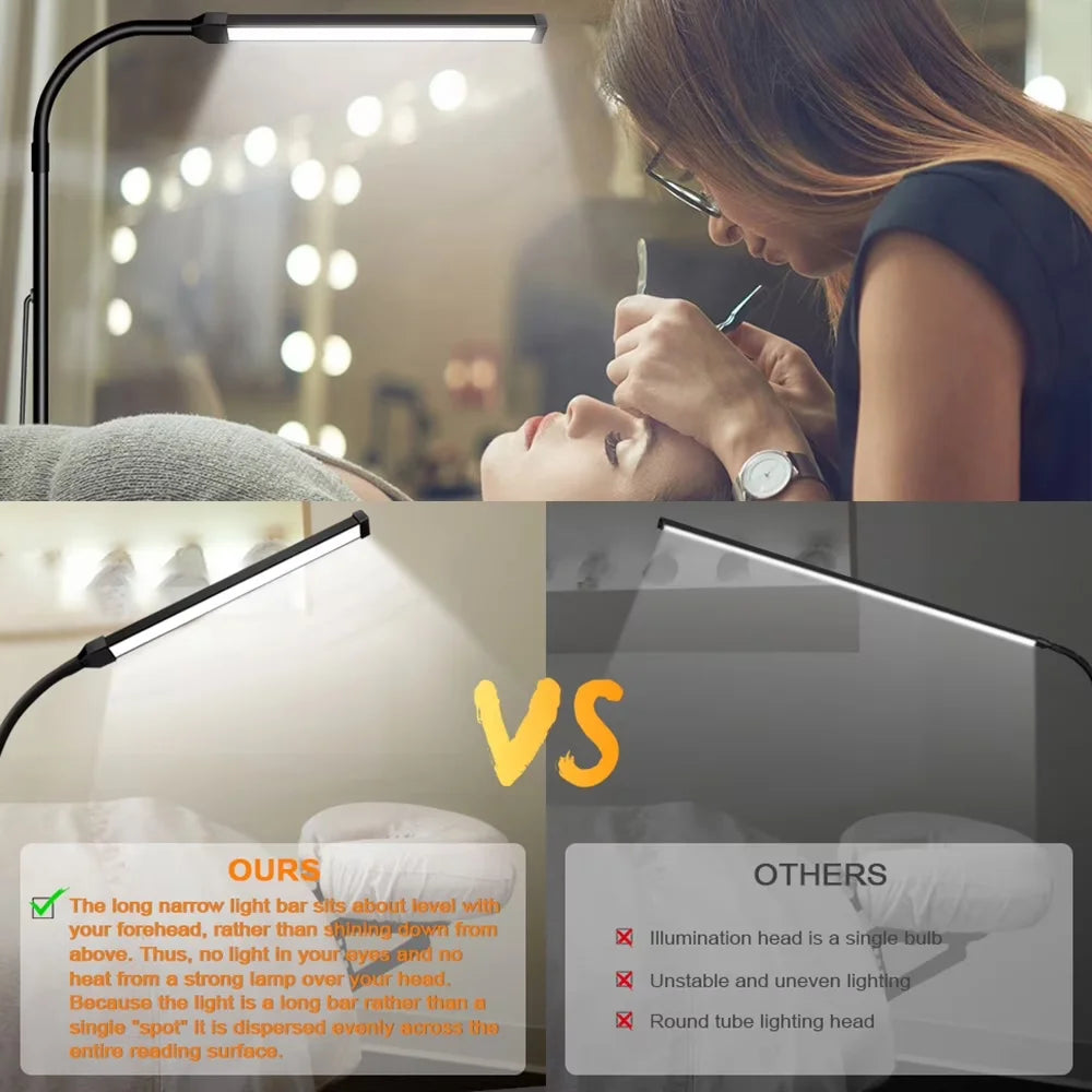 Dumiloo Led Gooseneck Floor Reading Lamp Dimmable With Usb Port