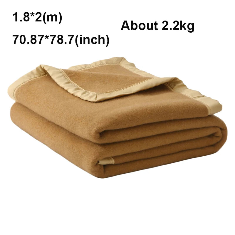 Wool Cashmere Blend Blanket 80 Percent Wool 20 Percent Cashmere All Season Cozy