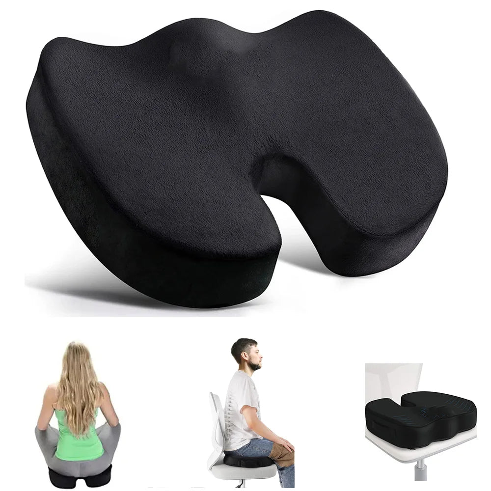 Memory Foam U Shaped Travel Seat Cushion for Adult Hip Support