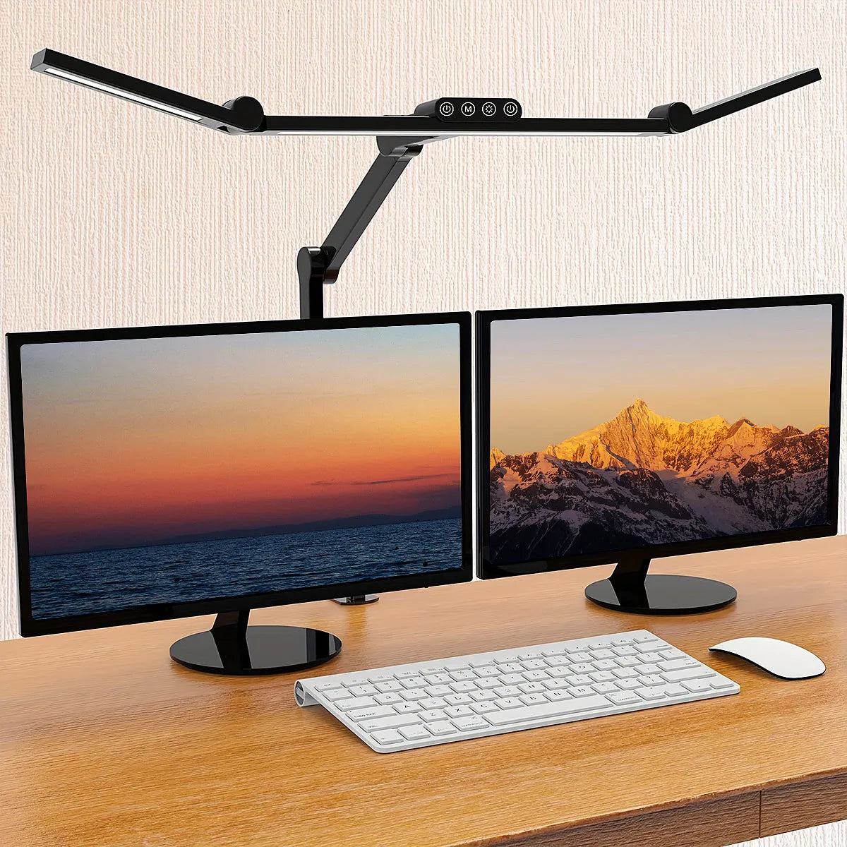 Aiopp Three Head Desk Lamp Memory Function With Five Temperatures