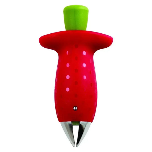 Stainless Steel Strawberry Huller And Fruit Corer Tool With Durable Abs Handle For Precise Hulls And Cores