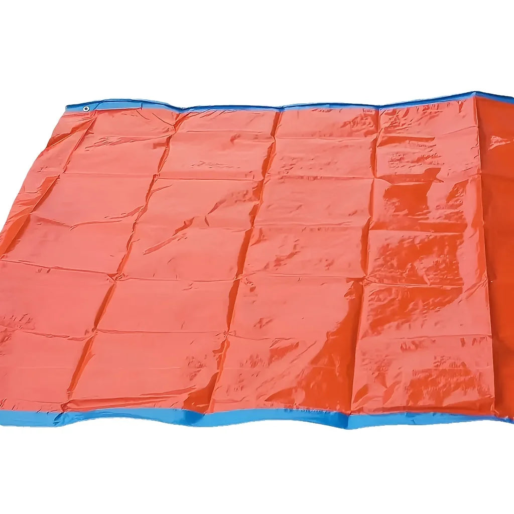 Heavy Duty Double Sided Waterproof PE Tarp With Reinforced Grommets