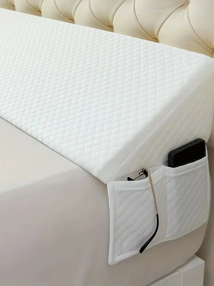 Bed Wedge Pillow Memory Foam Adjustable Gap Filler For Backrest
