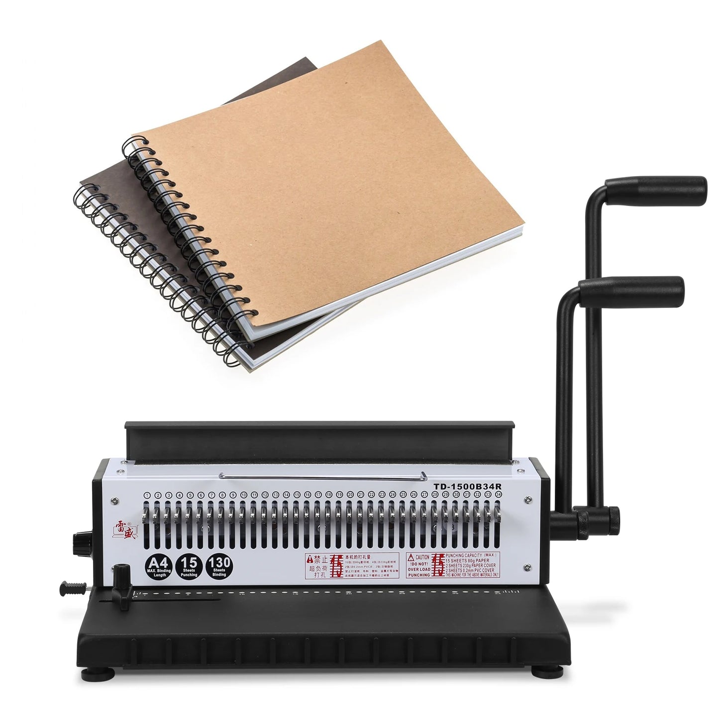 Multifunction Paper Puncher and Binder Puncher for Office