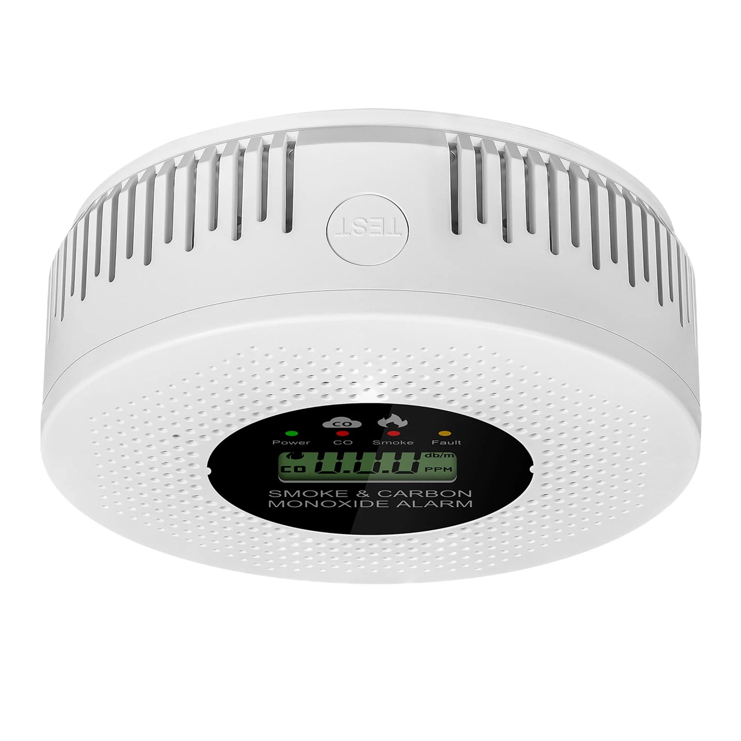 APWIKOGER 2 In 1 Smoke And Carbon Monoxide Detector With LCD Display And Fast Response Sensors