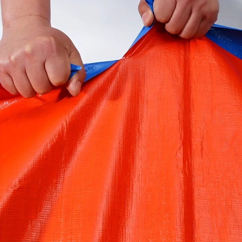 Heavy Duty Double Sided Waterproof PE Tarp With Reinforced Grommets