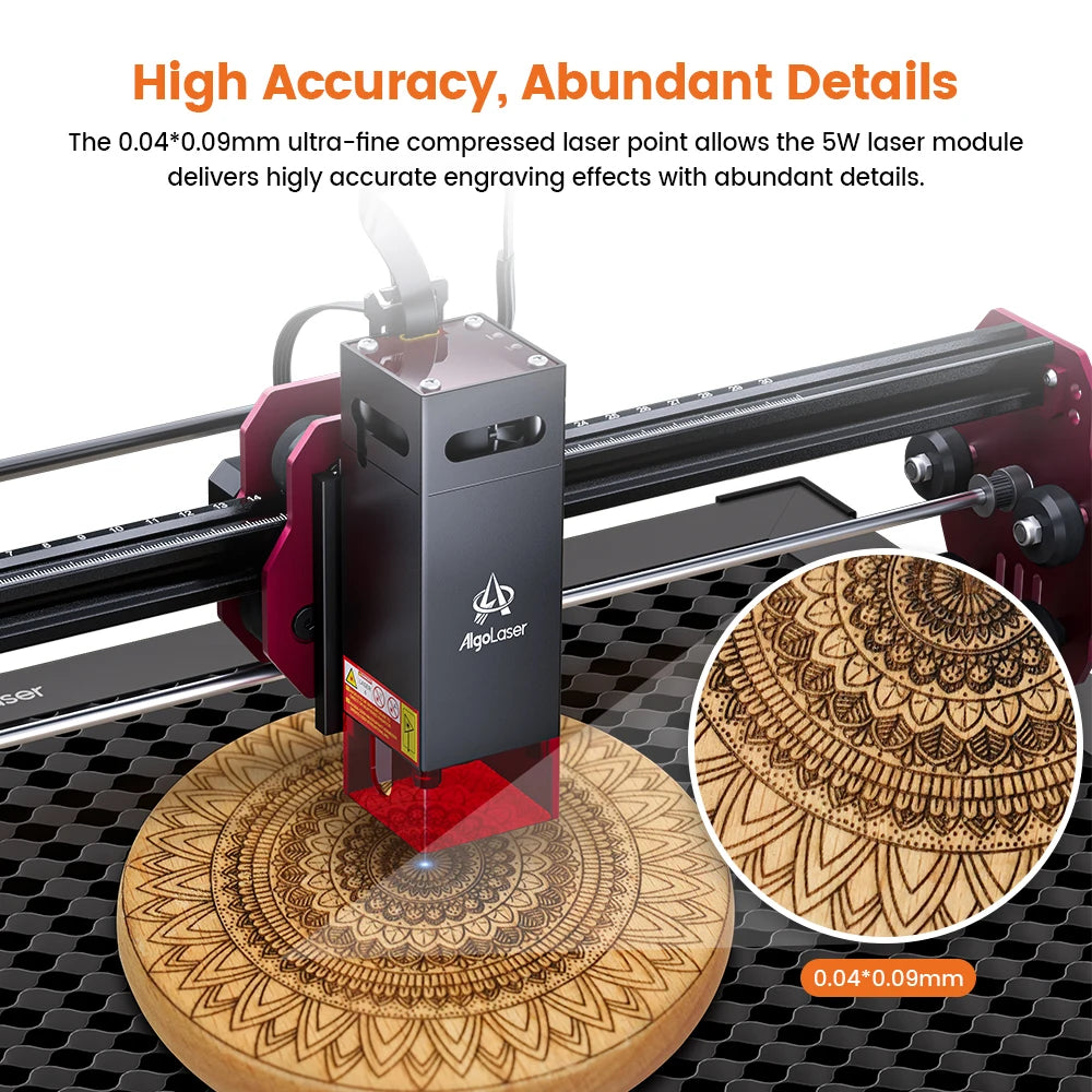 AlgoLaser DIY Kit Mini 5W Laser Cutter For Personalized Gifts