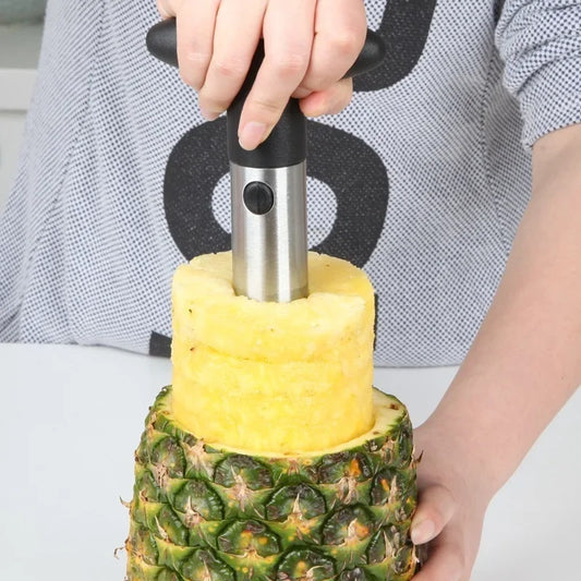 Pineapple Peeler Slicer Cutter Knife Stainless Steel Kitchen Tool With Ergonomic Handle For Easy Prep