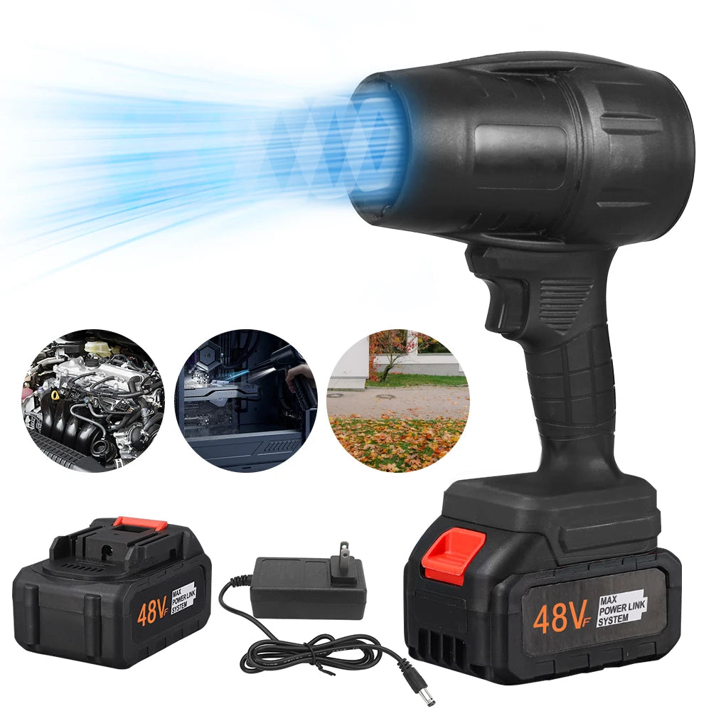 AT Handheld Turbo Blower Cordless Rechargeable IndustrialGrade Air Duster Cleaning