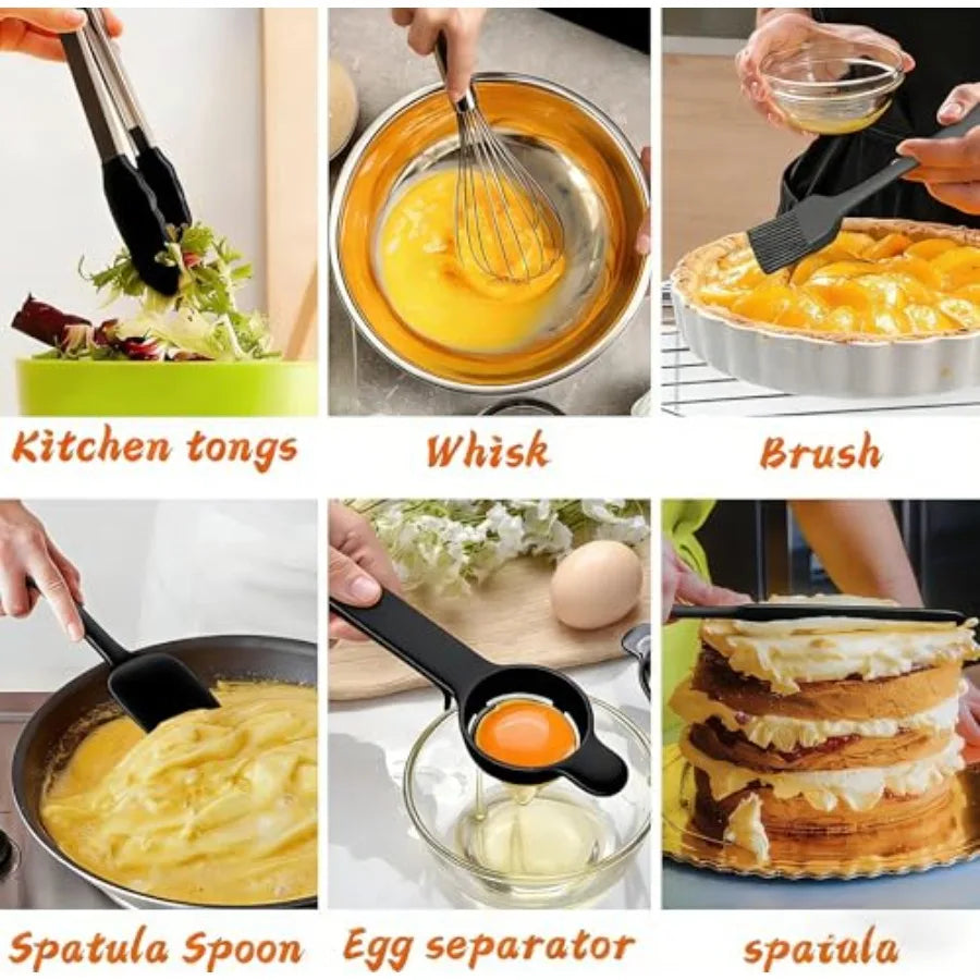Heavy Duty Stainless Steel Mixing Bowl Set With Lid And Grater For Kitchen Prep Versatile Dishwasher Safe