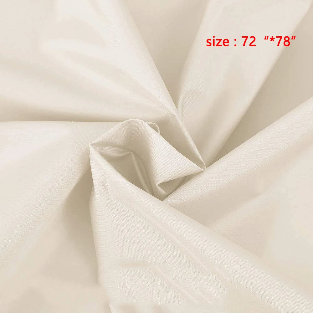 HiMISSCraft Hotel Quality Extraordinarily Waterproof Fabric Shower Curtain Liner Magnets