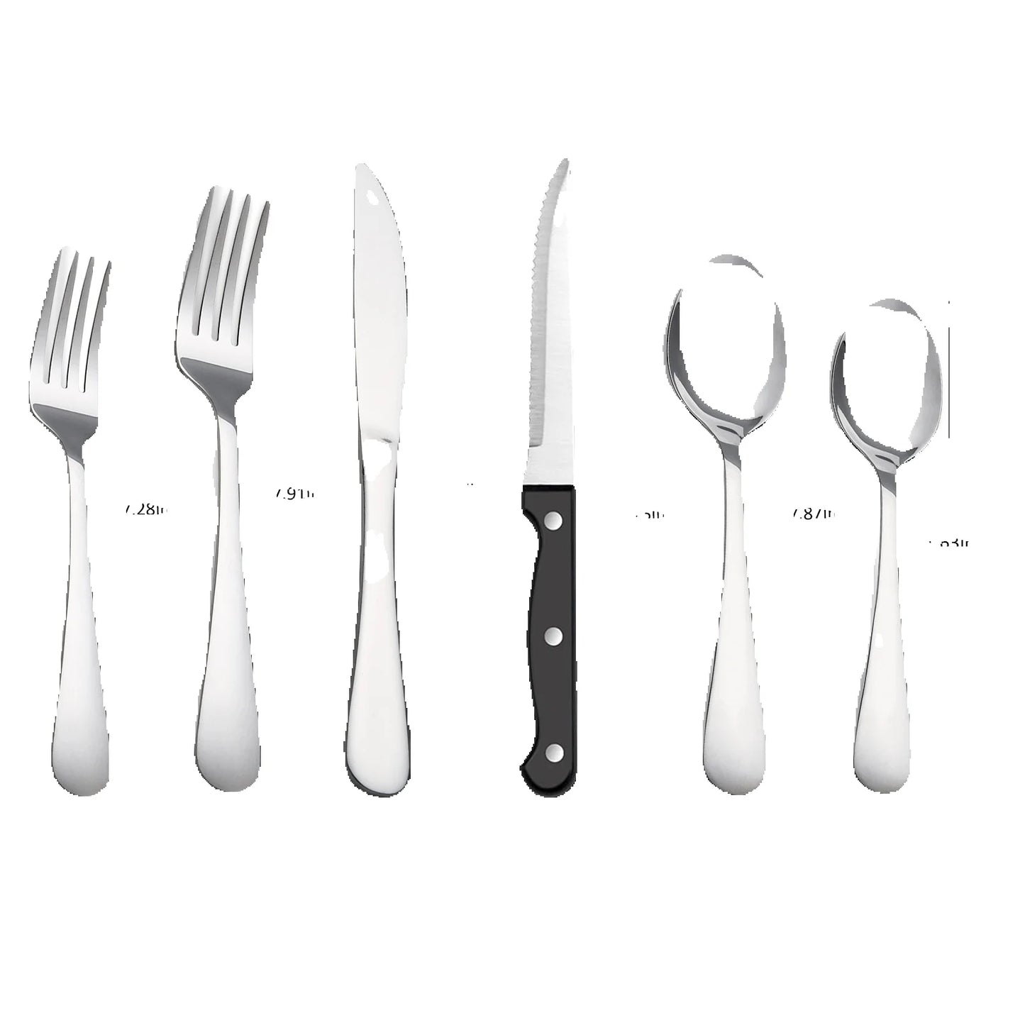 HANSMART Premium Stainless Steel Flatware Set For Everyday Dining ExcellenceInCraftsmanship