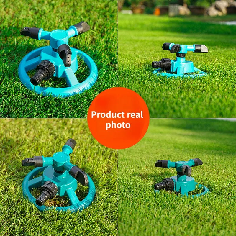 360 Degree Automatic Sprinkler Nozzle For Garden Lawn Watering