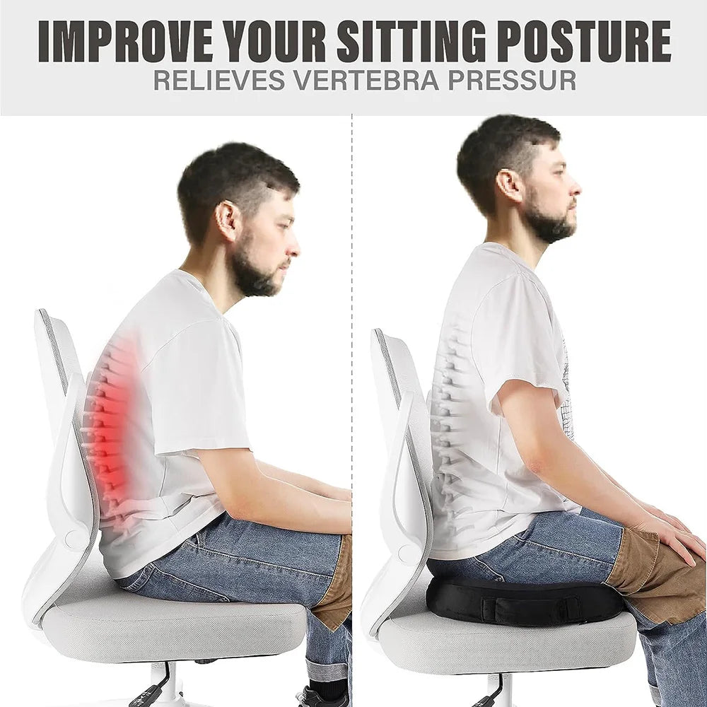 Memory Foam U Shaped Travel Seat Cushion for Adult Hip Support