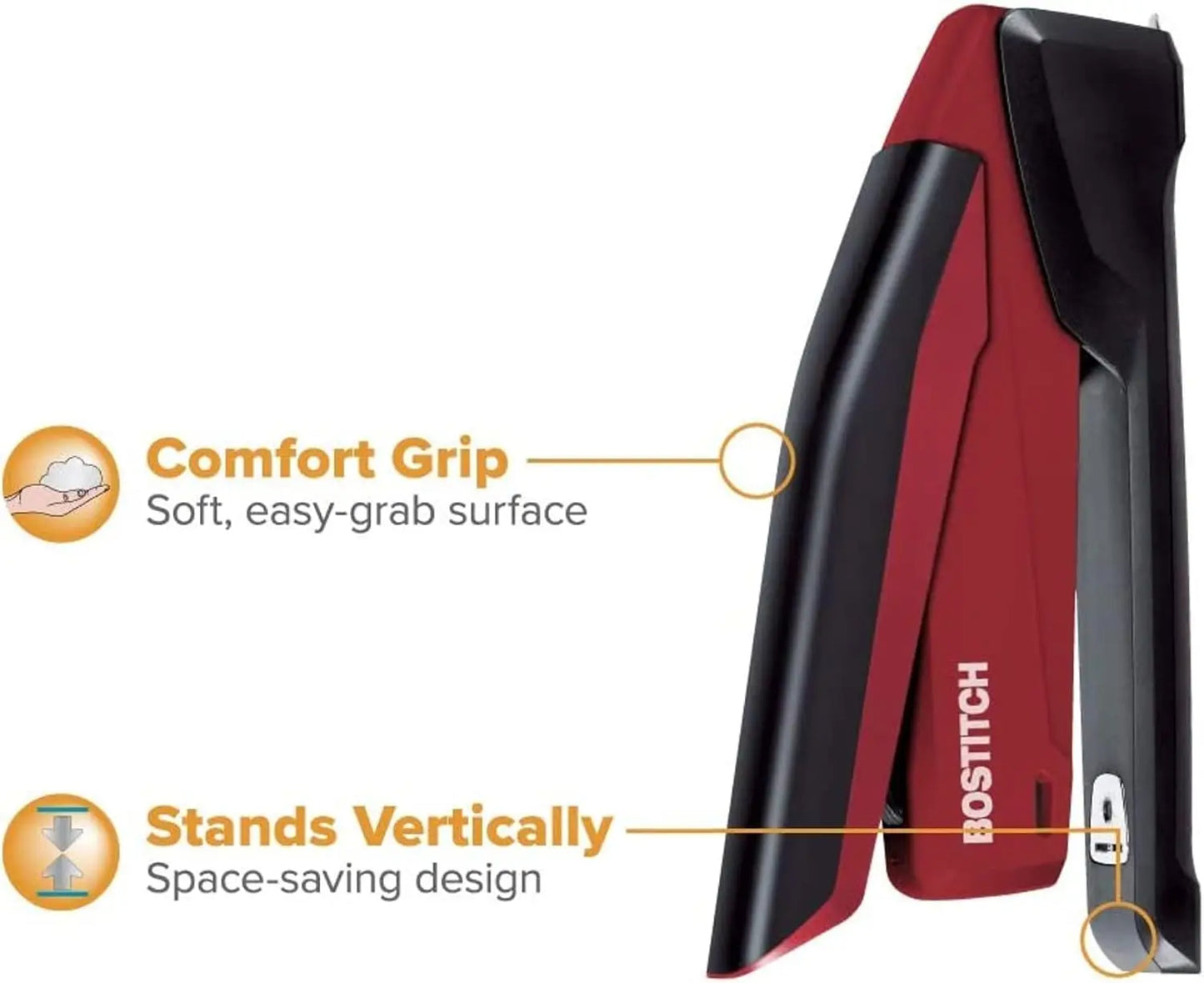 Heavy Duty OneTouch Office Stapler With Builtin Remover