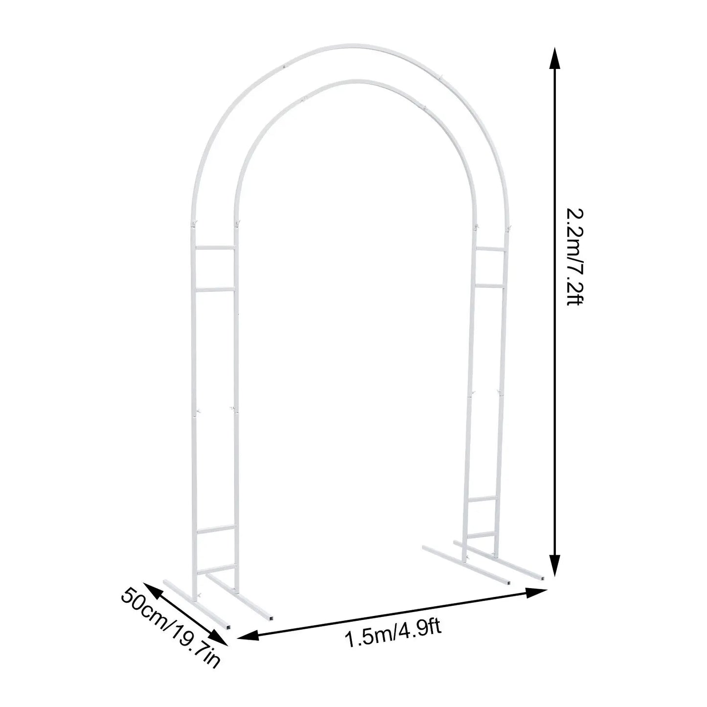 Metal Wedding Stand Arch Backdrop Frame Garden Arbor