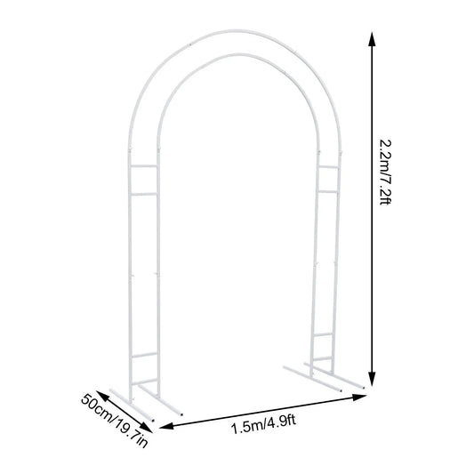 Metal Wedding Stand Arch Backdrop Frame Garden Arbor
