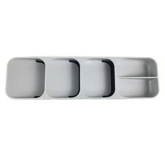 Kitchen Drawer Cutlery Storage Tray Knife Holder SpiceBottles Tableware Organizer