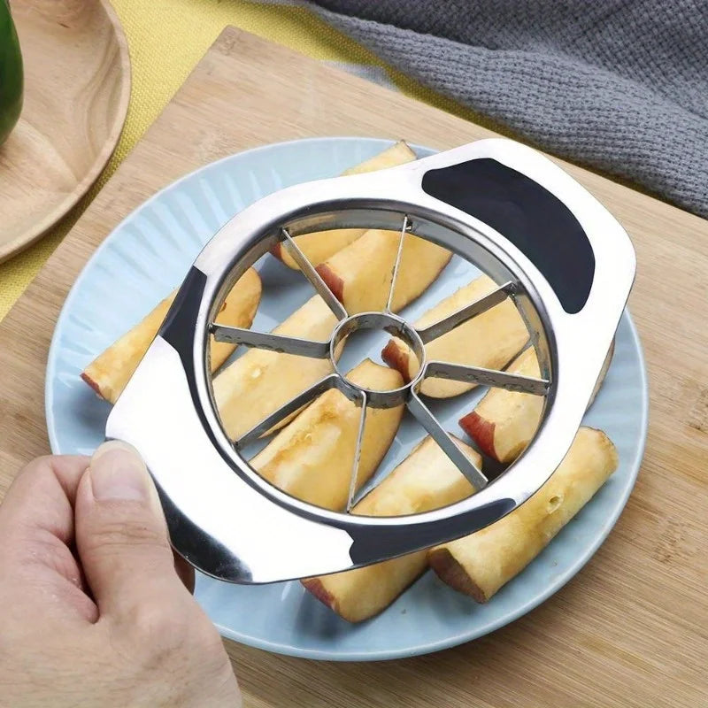 Stainless Steel Apple Cutter Divider and Multipurpose Kitchen Tool for Slicing and Coring