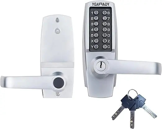 Kankeirr Mechanical Entry Door Lock With 14 Digit Keypad