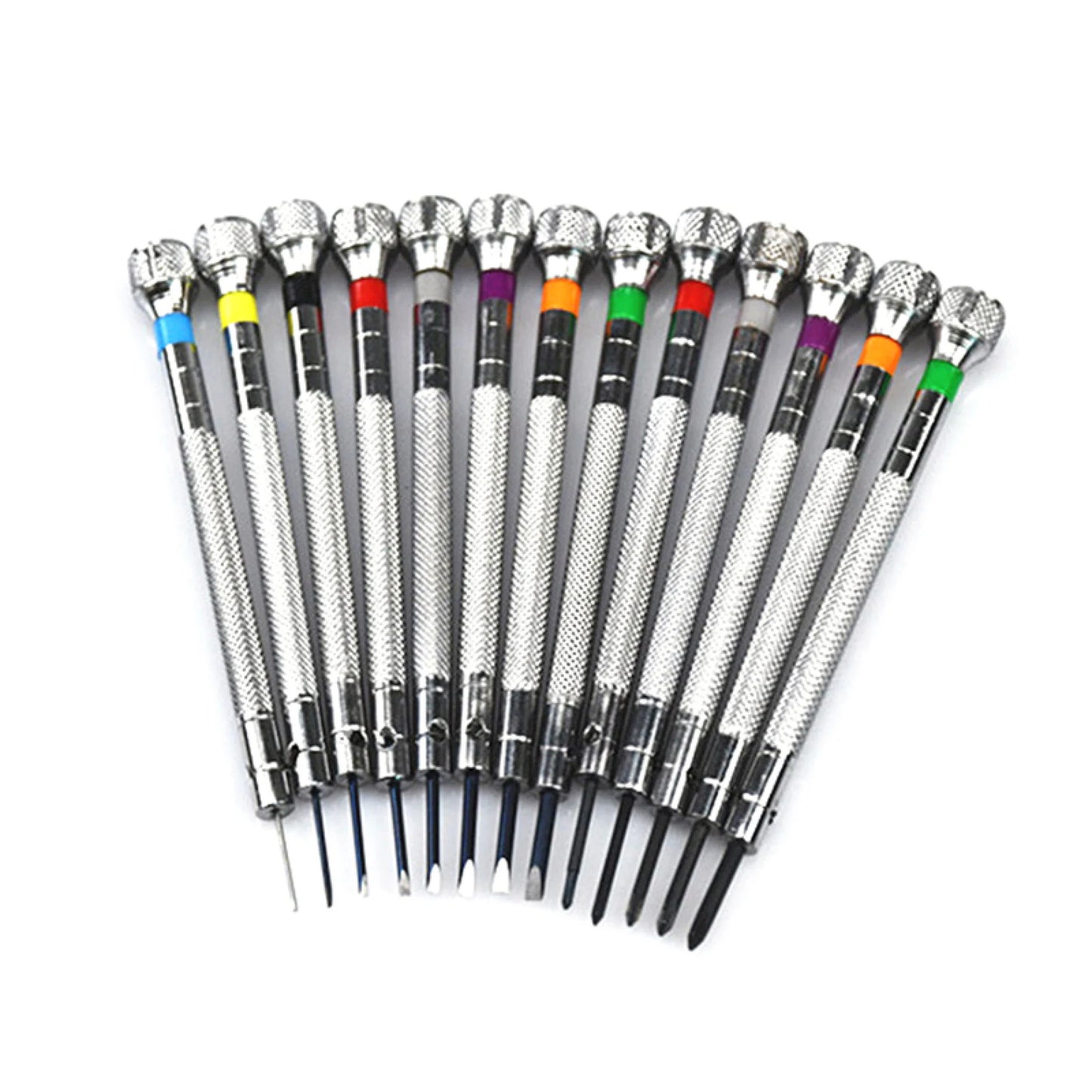 Watchmaker Slotted Screwdriver Set 13 Piece Precision Tool Kit For Watches And Eyewear