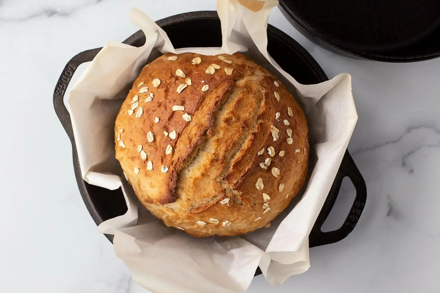 Preseasoned Cast Iron Dutch Oven With Skillet Lid