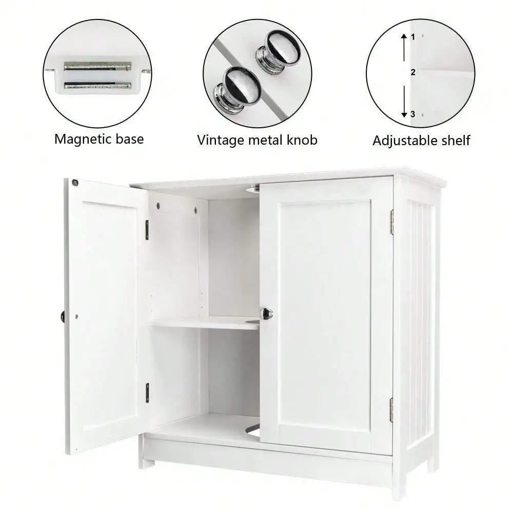 Under Sink Storage Bathroom Vanity with 2 Doors Traditional Bathroom Cabinet