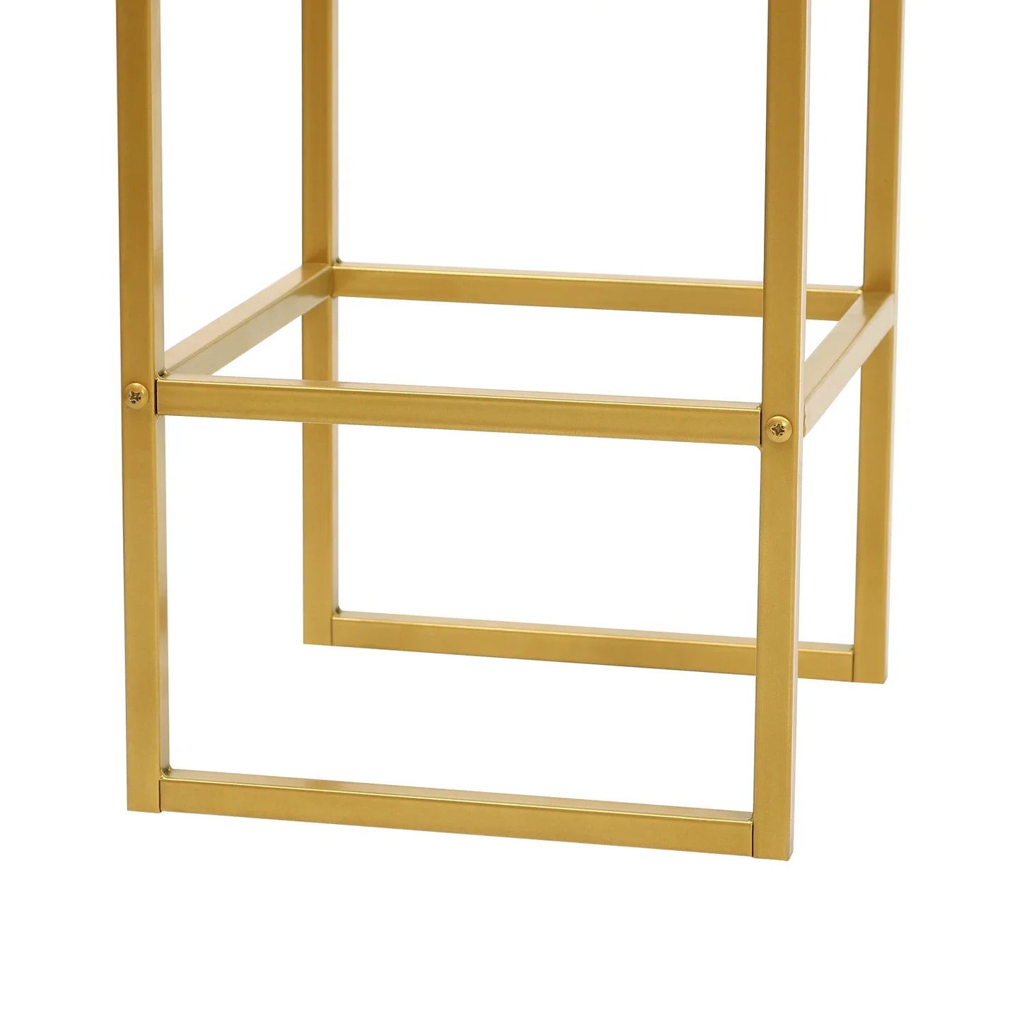 NONECN Gold Balloon Arch Stand For Wedding Ceremonies With Rust Resistant Carbon Steel Frame And Reinforced Crossbars