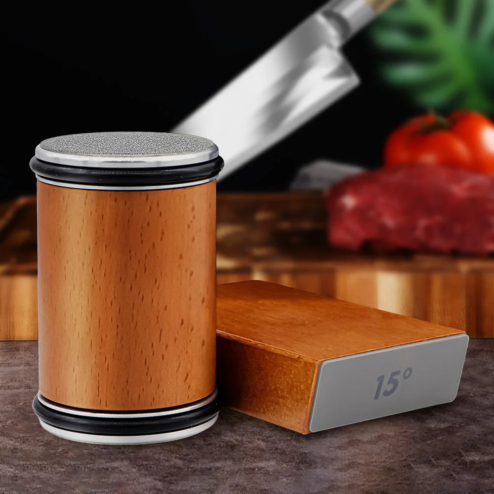 Rolling Knife Sharpener 15 And 20 Degree Magnetic Kit