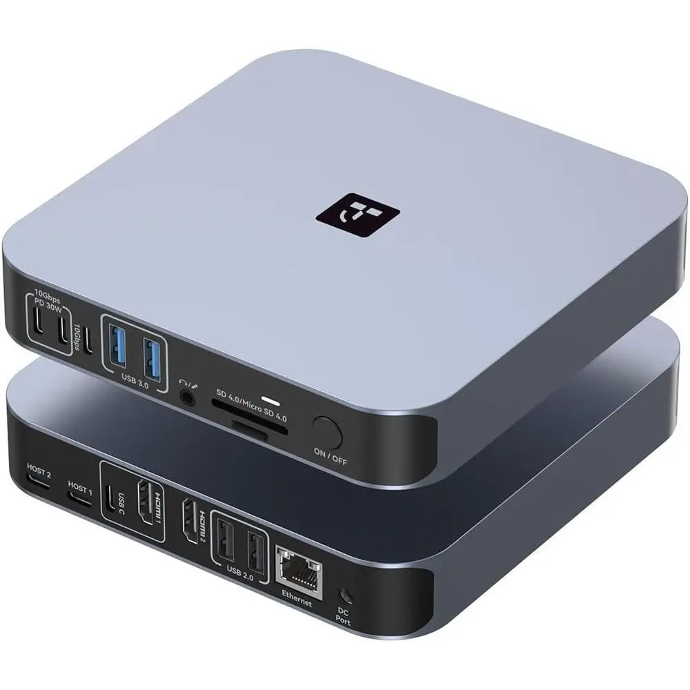Universal Docking Station For Dual Monitors MacBook Pro HDMI And USB C 4K 60Hz With 150W Power