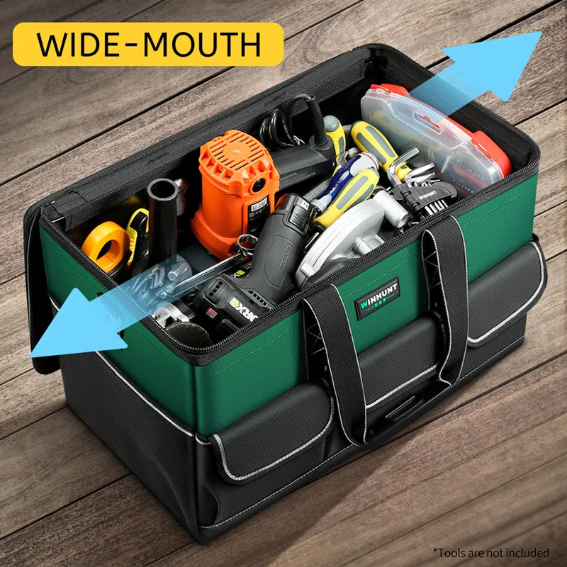 WINHUNT Tool Bag Heavy Duty Tote With Multi Pockets Organizer