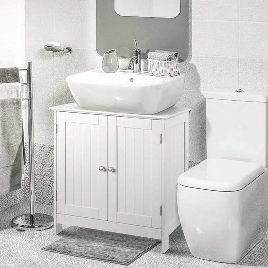 Under Sink Storage Bathroom Vanity with 2 Doors Traditional Bathroom Cabinet