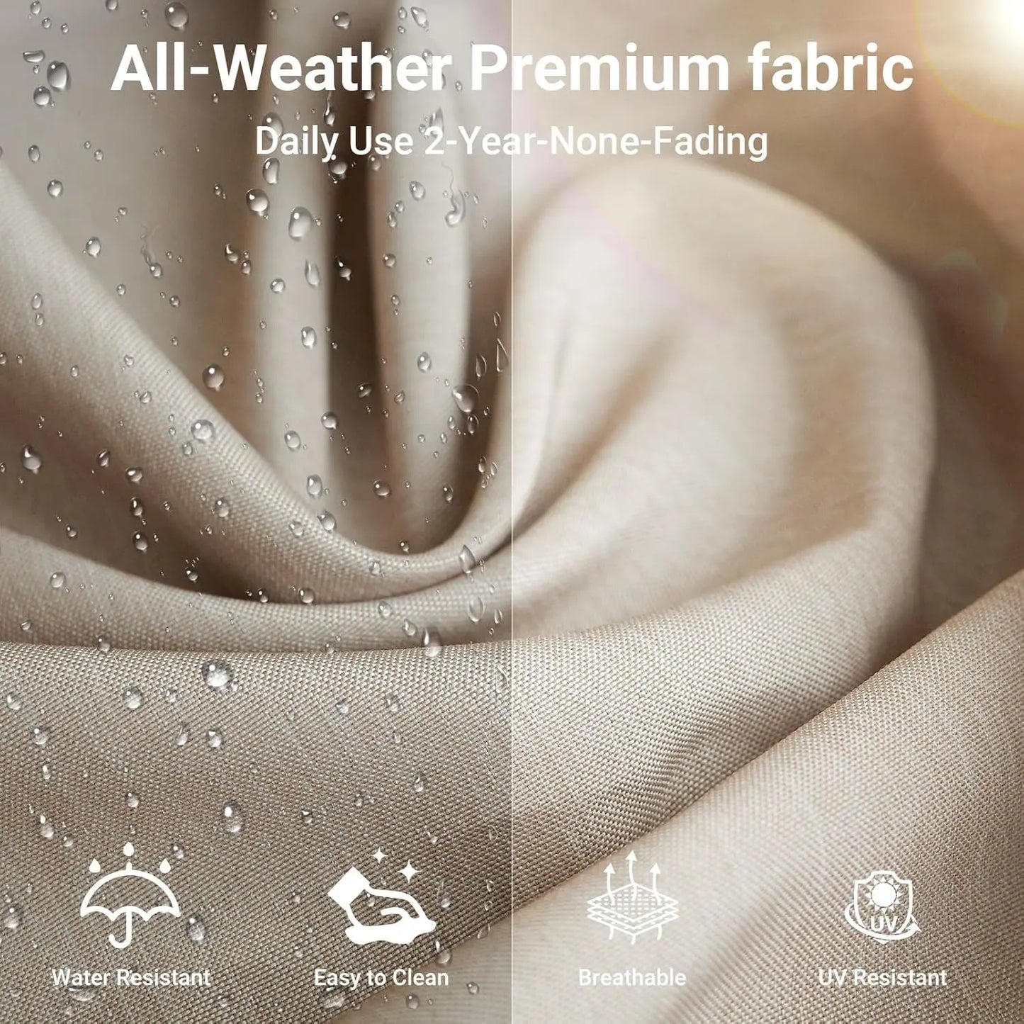 8-Piece Patio Furniture Set, All-Weather Outdoor Wicker Sectional Sofa with Cushions, Glass Table & Left and Right, Customized