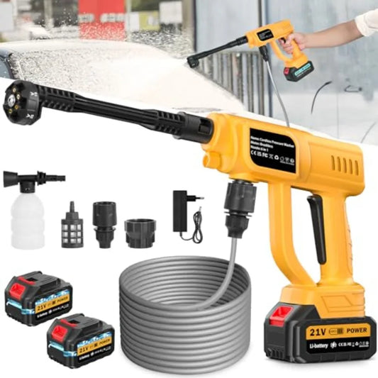 Cordless 1700 PSI Pressure Washer For Cars And Home Cleaning Portable Battery Not Included Indoor And Outdoor Use