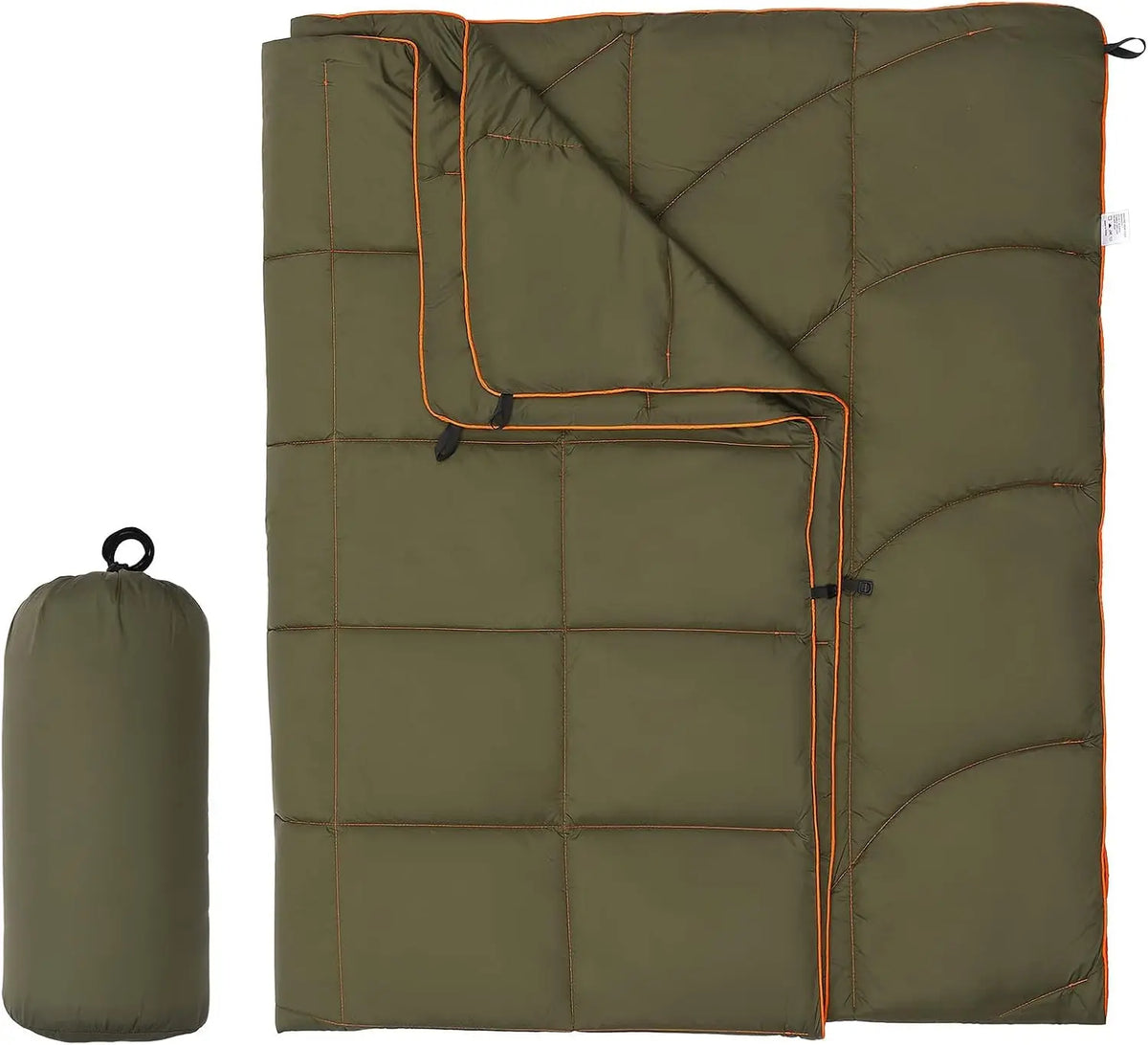 Tacleekii Waterproof Packable Outdoor Camping Blanket for Travel Hiking