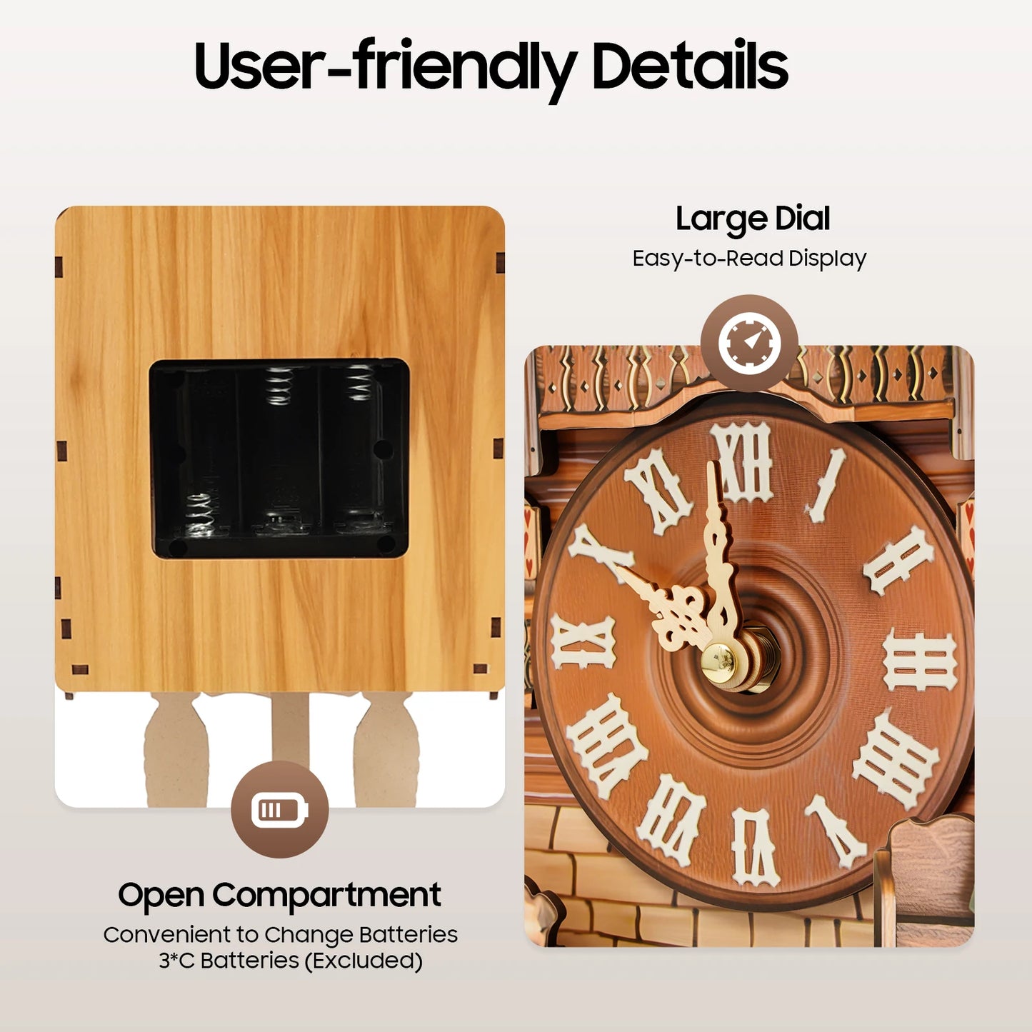 Cuckoo Wall Clock Black Forest Cuckoo Style Cuckoo Wall Clock With Complex Craft Lifelike Design For Living Room Bedroom