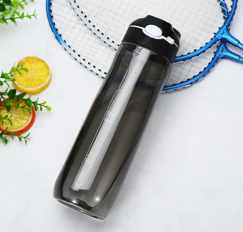 Tritan Water Bottle With Straw Eco Friendly Gym Shaker Bottle For Outdoor Fitness 750 Ml Or 1000 Ml