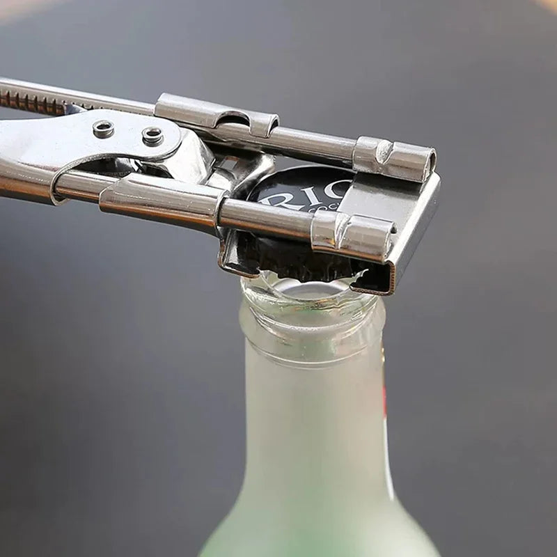 Stainless Steel Adjustable Bottle Jar And Can Opener With Non Slip Handle For Kitchen Tasks