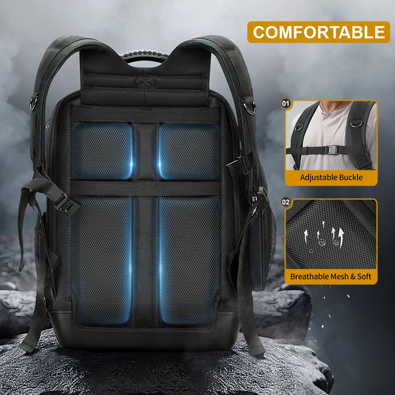 WINHUNT Tool Bag Backpack Heavy Duty Organizer For Electricians With Quick Access Pockets And Hands Free Portability