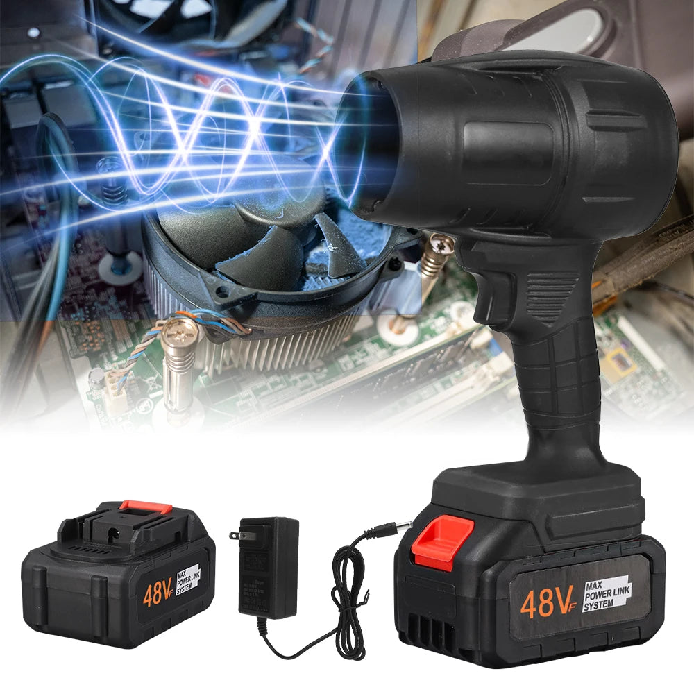 AT Handheld Turbo Blower Cordless Rechargeable IndustrialGrade Air Duster Cleaning