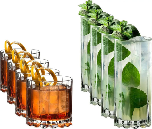 Rocks and Highball Glass Set
