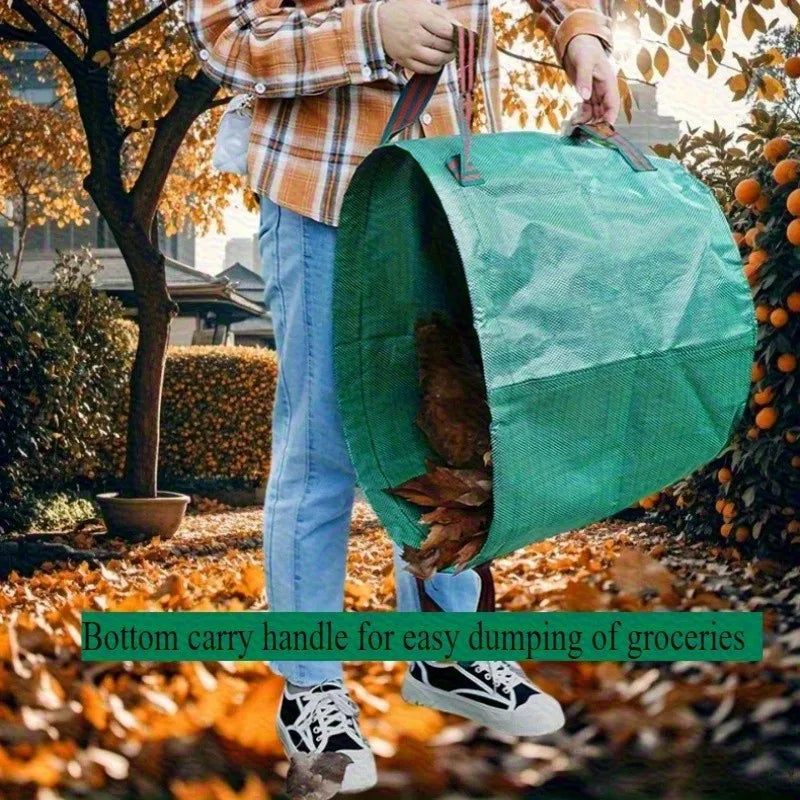 Foldable Garbage Bags For Compact Garage And Tool Shed Space Saving Yard Waste Solution