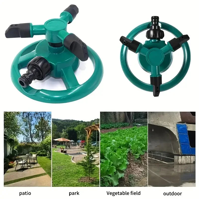 360 Degree Automatic Sprinkler Nozzle For Garden Lawn Watering