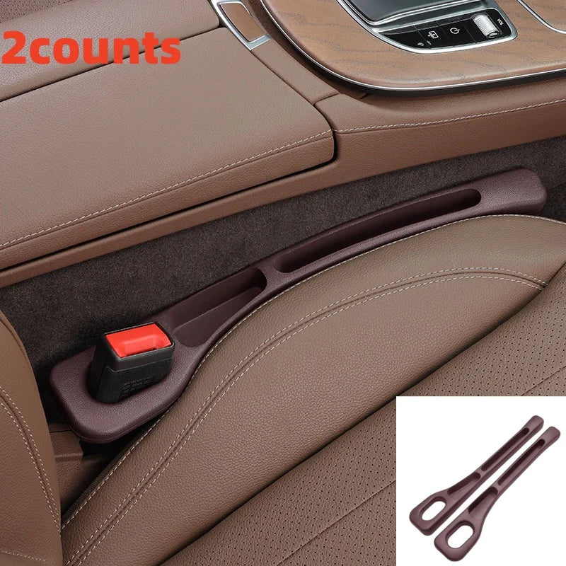 Ahtoska Car Seat Gap Filler PU Organizer for Phone Keys and Essentials Slim EVA Storage Box