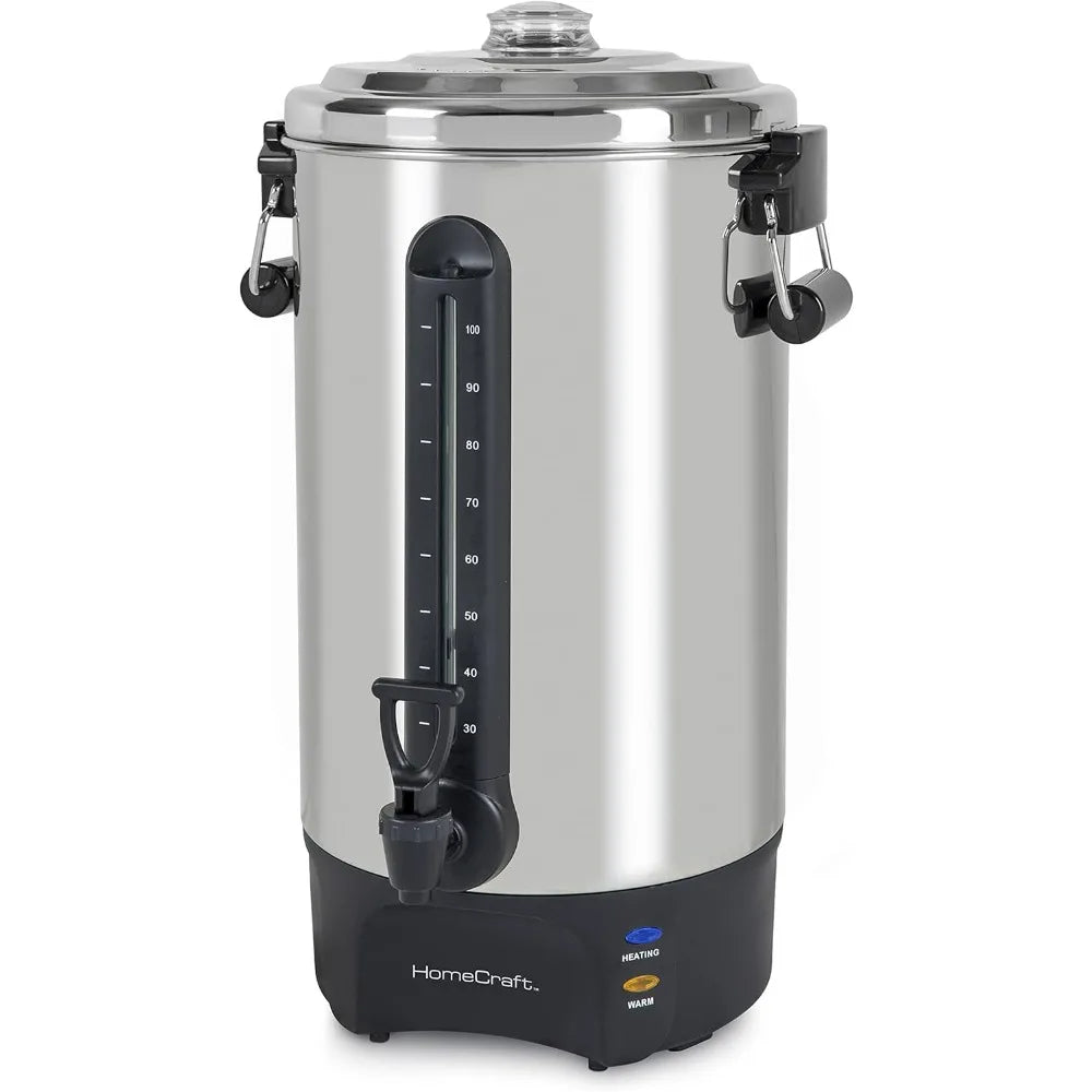 Coffee Urn And Hot Beverage Dispenser With Dripless Faucet