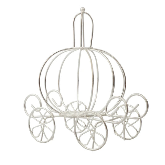 Metal Princess Carriage Cake Topper Set 12 Pieces for Birthday Party Centerpieces Durable Elegant Reusable