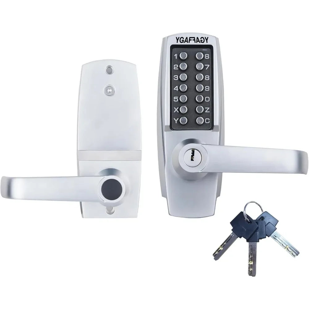 Kankeirr Mechanical Entry Door Lock With 14 Digit Keypad